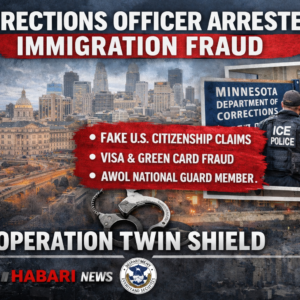 Minnesota Corrections Officer Arrested in Immigration Fraud Case