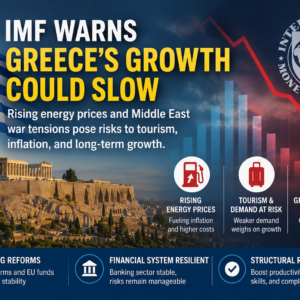 IMF Warns Middle East War and Energy Prices Could Slow Greece’s Economic Recovery
