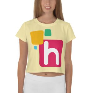 Habari All-Over Print Crop Tee